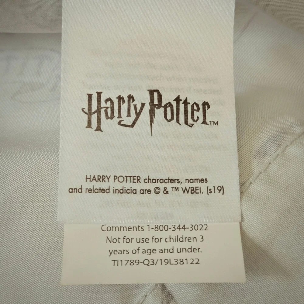 Harry Potter Jay Fronco 2-Pannel Curtains 41x84 Gray Kids Hogwarts Crest JTI1789